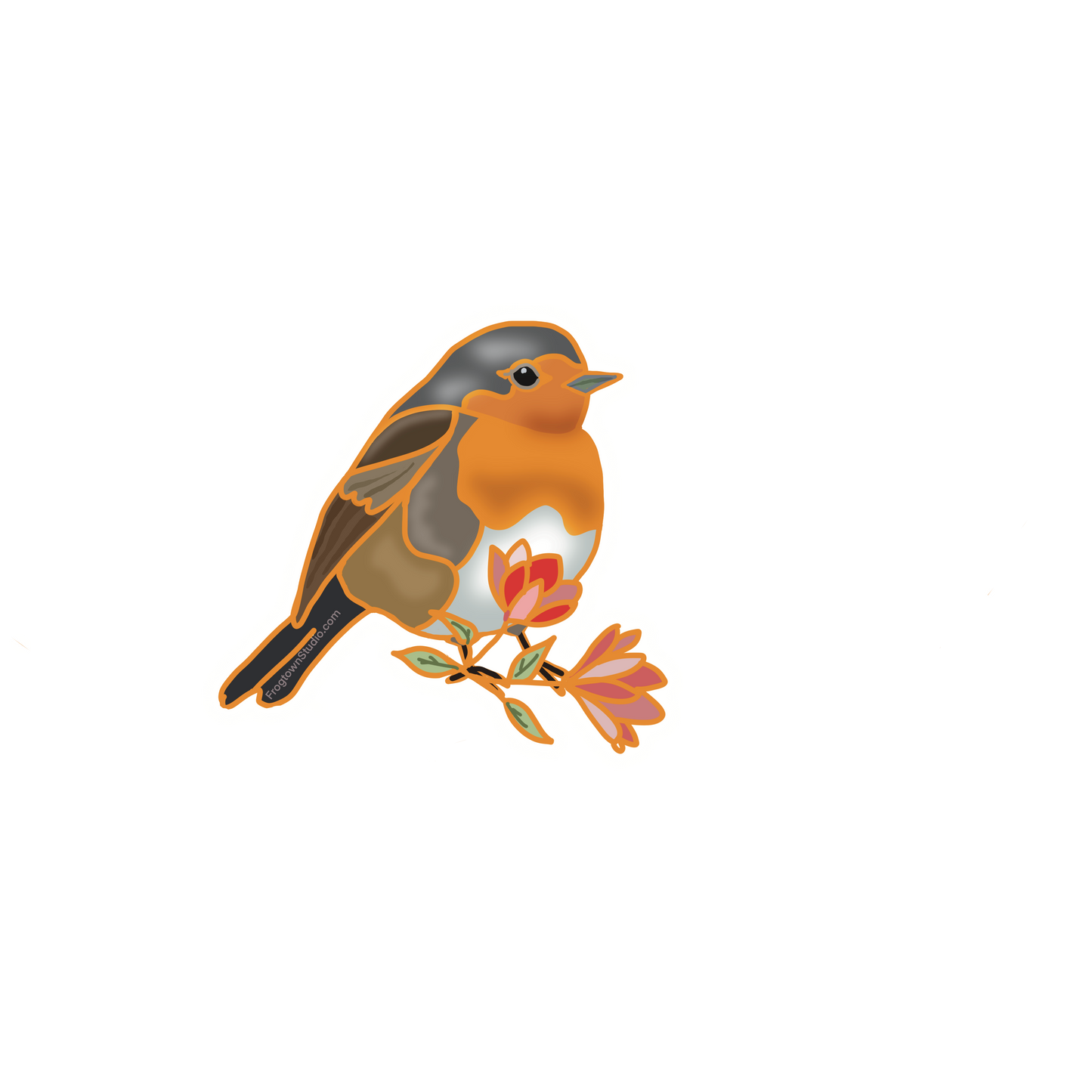 Robin Red Breast sticker