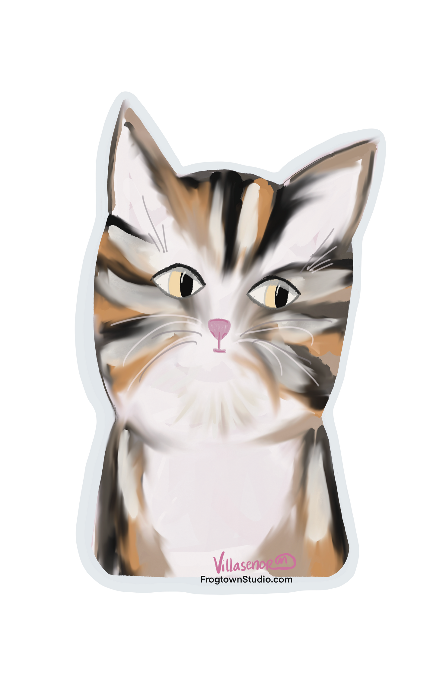 Calico Cat sticker